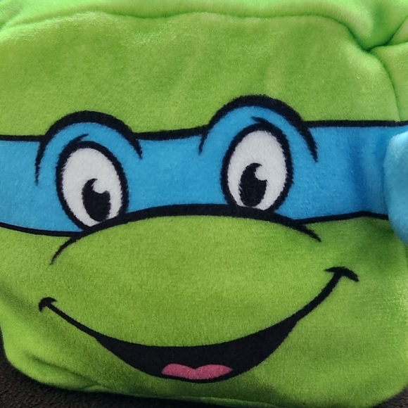 🐢💚 Teenage Mutant Ninja Turtles Plush Cube – 6-Inch Green Turtle Pre-Owned - Picture 9 of 12